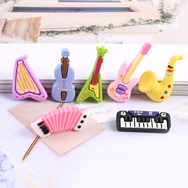 Musical Instrument Craft - 10 Peças de Instrumentos Musicais Miniatura