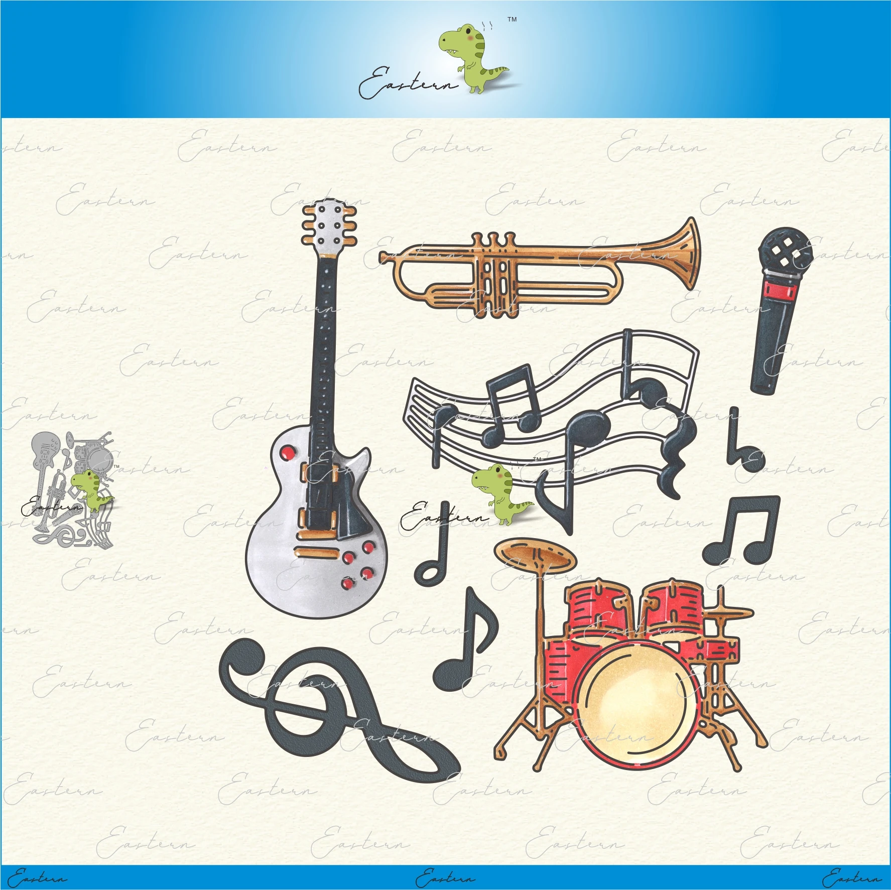 Musical Instrument Craft - Coleção de Instrumentos Musicais, cortadores de