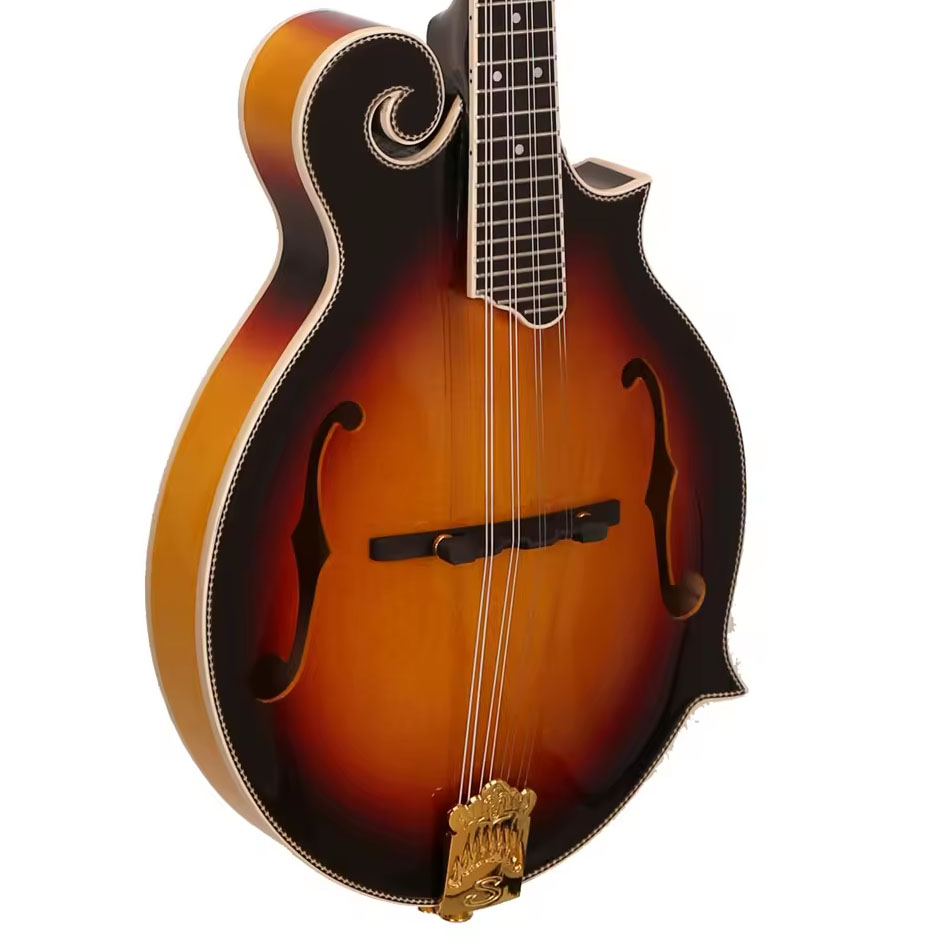 Musical Instrument Mandolin - Mandolim de 8 Cordas, Acabamento Brilhante
