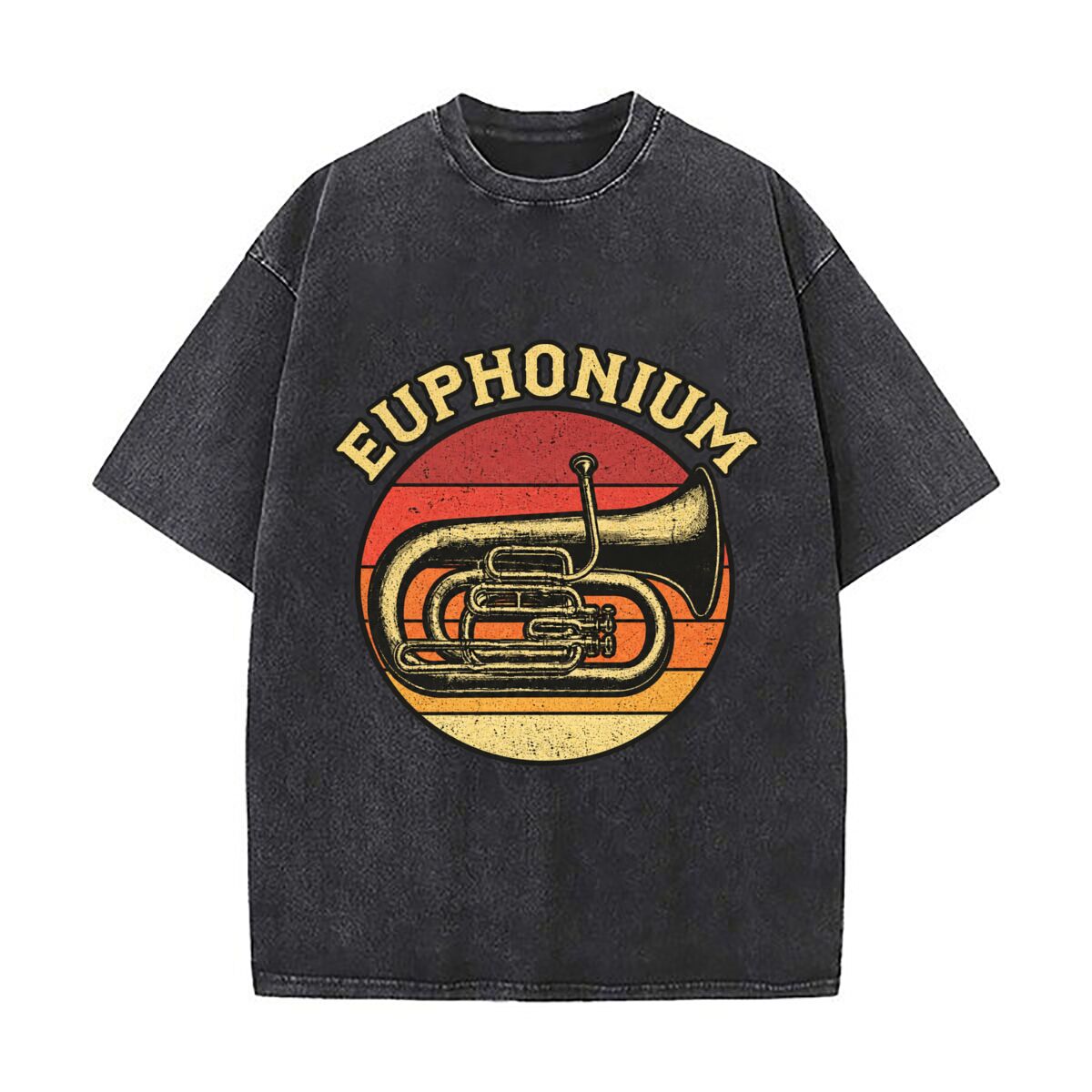 Musical Instrument Shop - Camiseta vintage de manga curta, estilo
