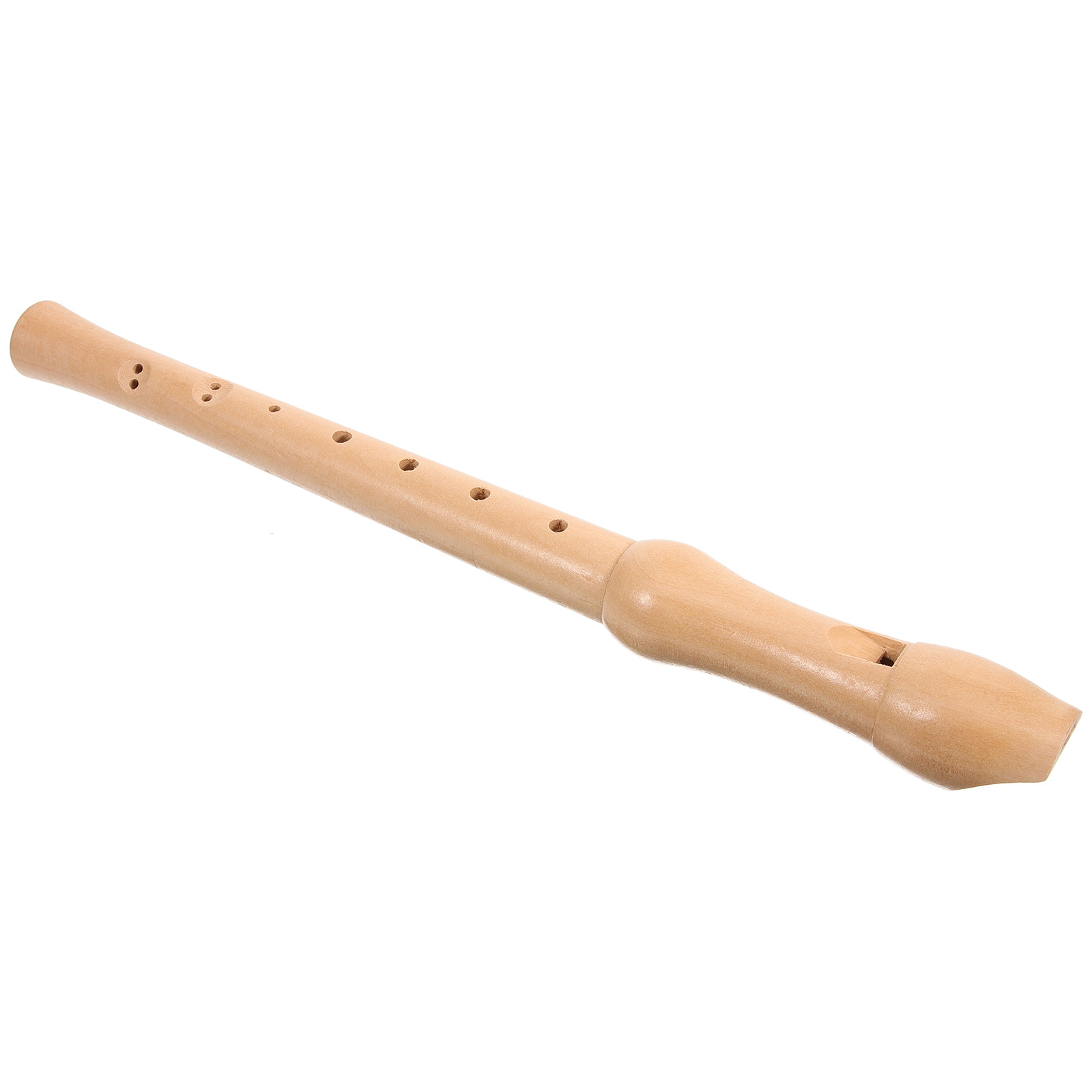 Musical Instrument A Recorder - Flauta de madeira com 8 orifícios,