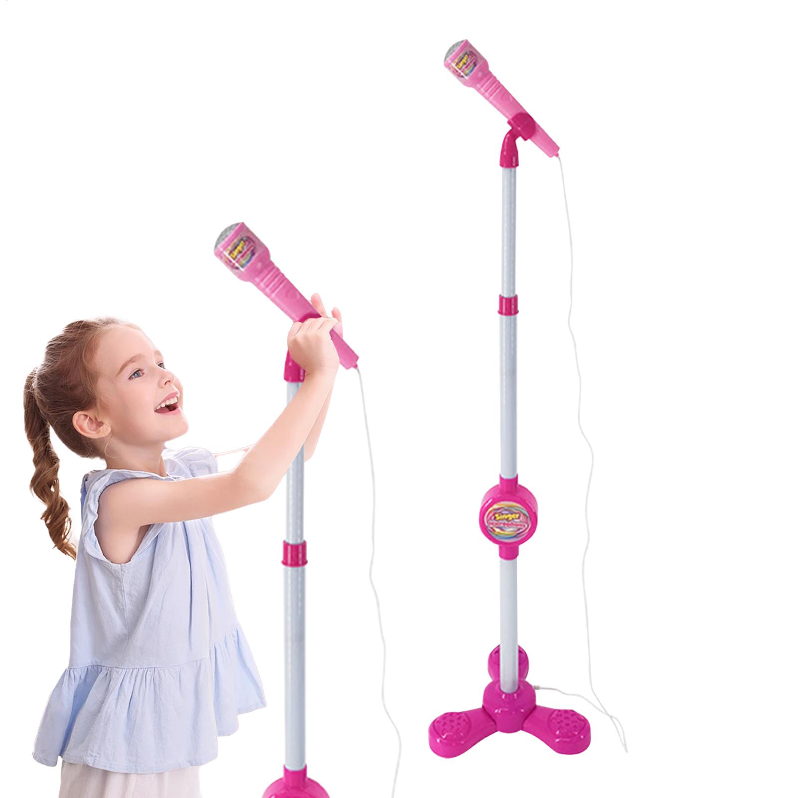 Song With Musical Instrument - Crianças microfone com suporte karaoke máquina