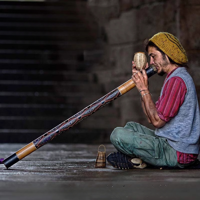 Didgeridoo Bamboo - Didgeridoo som terapêutico teak terre de