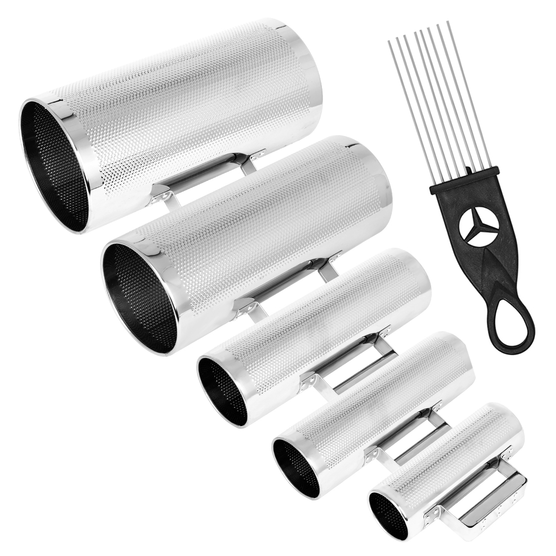 Musical Instrument Youtube - Orff raspador cilindro de alumínio metal