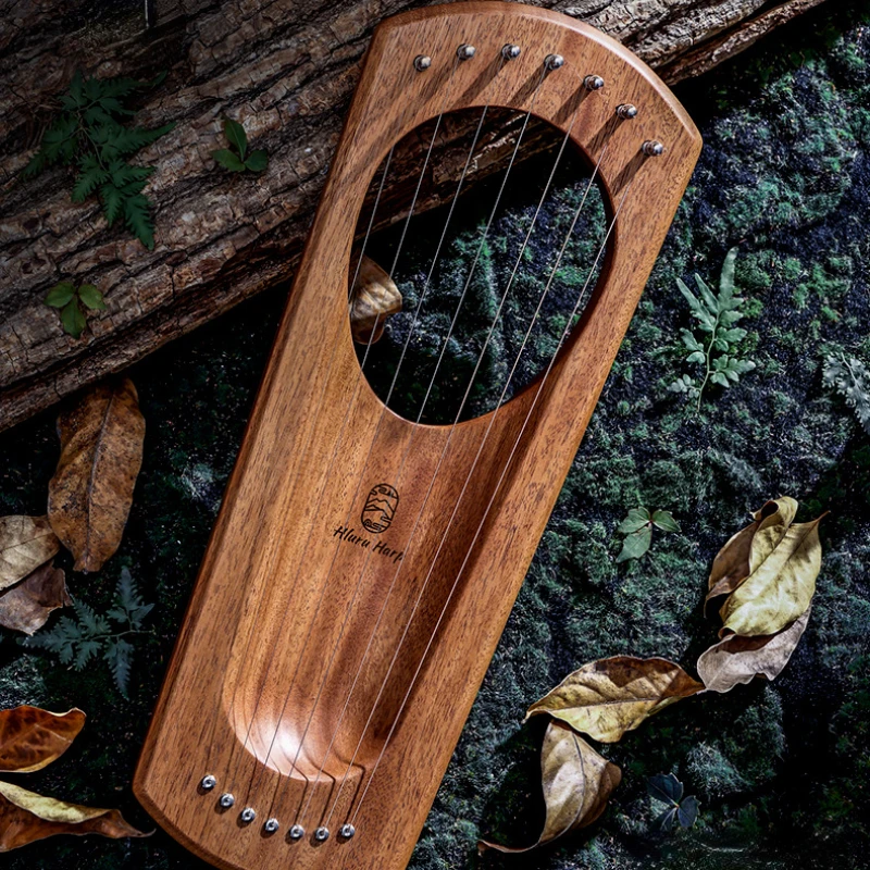 Musical Instrument Craft - Beech Wood Material Lyre Harpa, Instrumentos