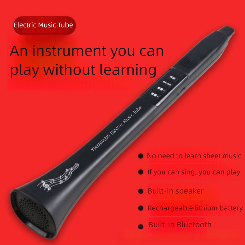 Musical Instrument Youtube - Tubo musical elétrico portátil, conexão bluetooth