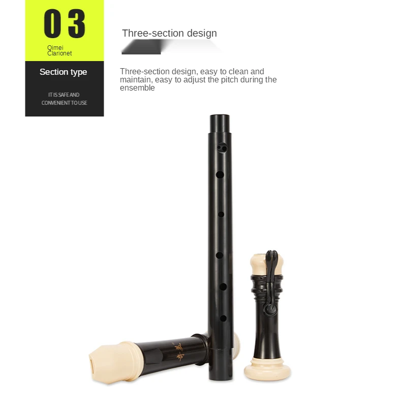 Musical Instrument A Recorder - Qimei Clarinete Tenor Barroco de 8