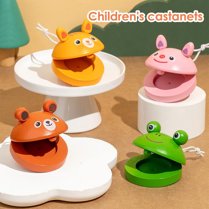 Musical Instrument Clapper - Crianças dos desenhos animados castanholas de