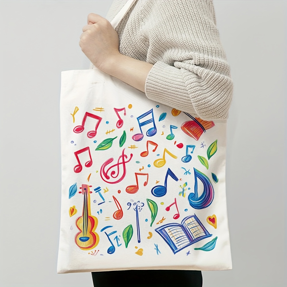 Bolsa de lona com estampa de i - Musical Instrument Shop avaliação e preço
