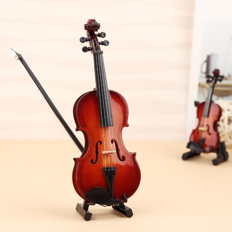 Estatueta de violino pequena a - Musical Instrument Old avaliação e preço
