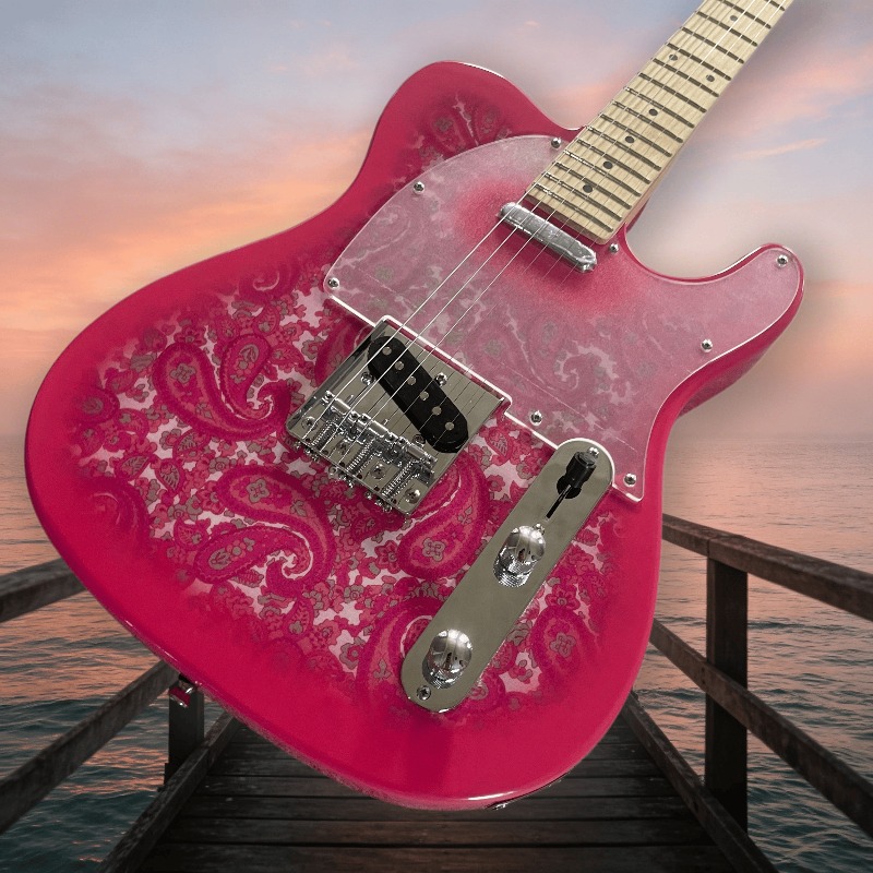 Guitarra Elétrica PinkTeleX St - Musical Instrument Mandolin avaliação e preço