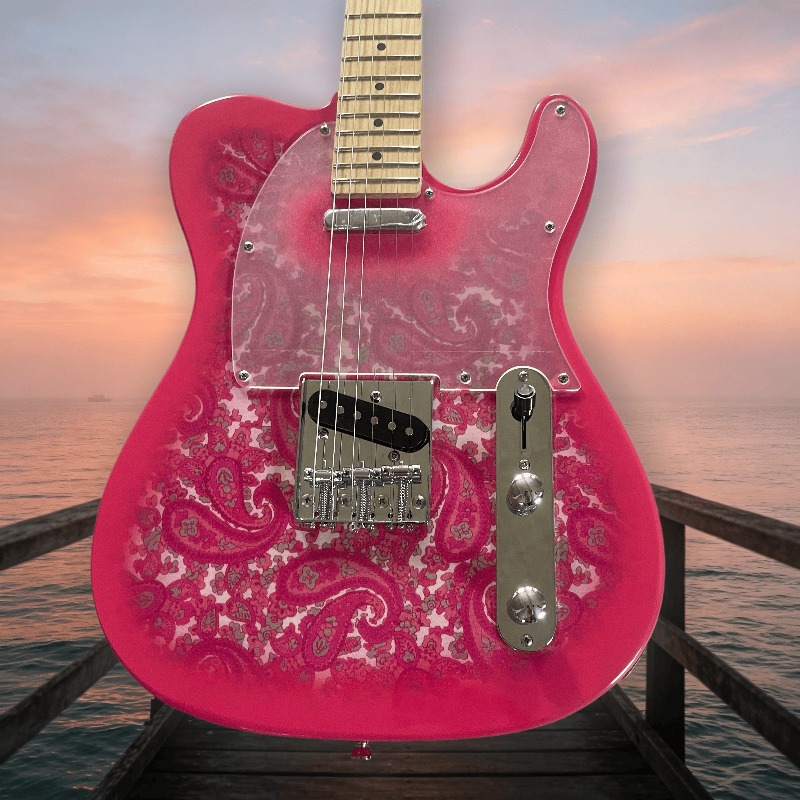 Guitarra Elétrica PinkTeleX St - Musical Instrument Mandolin avaliação e preço