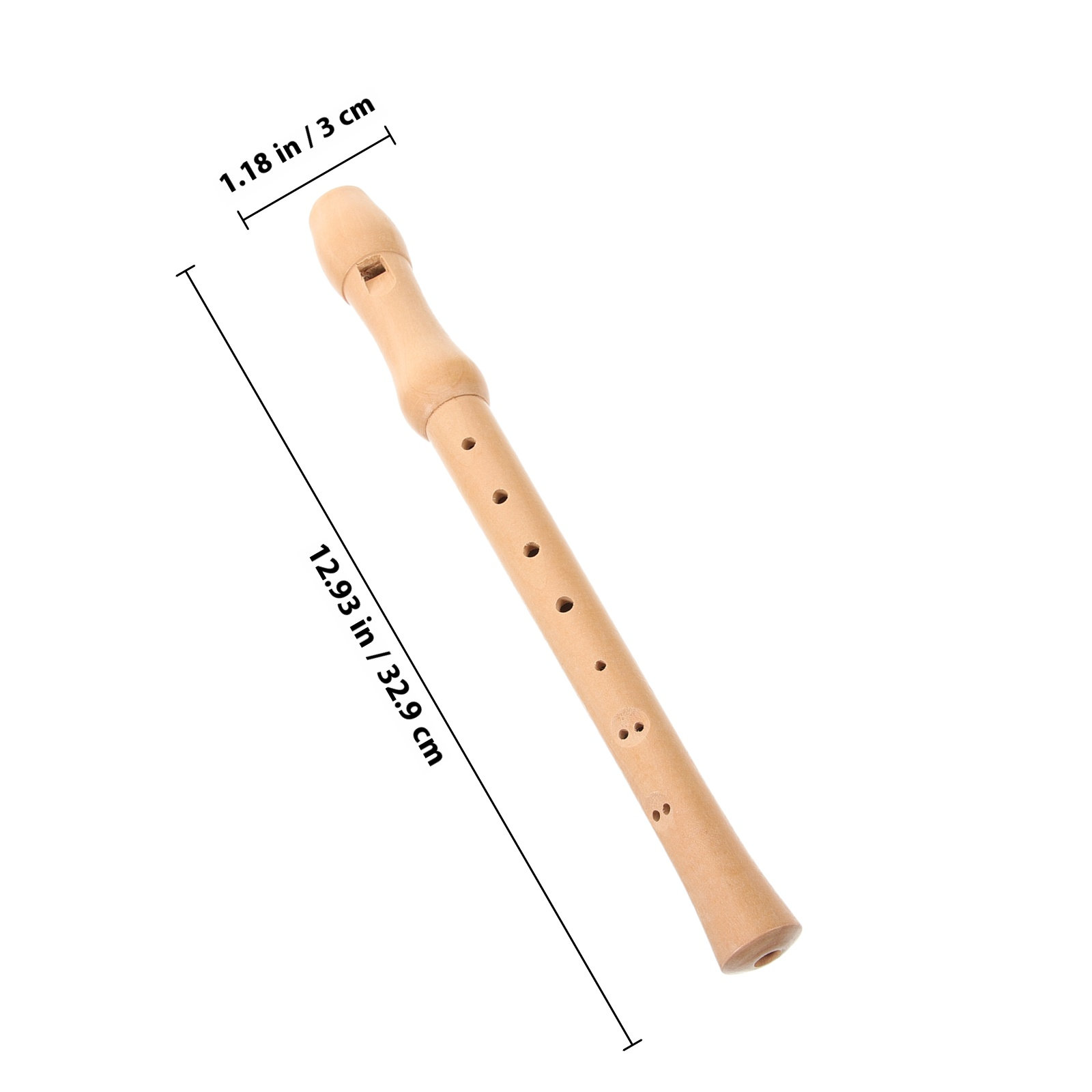 Flauta de madeira com 8 orifíc - Musical Instrument A Recorder avaliação e preço
