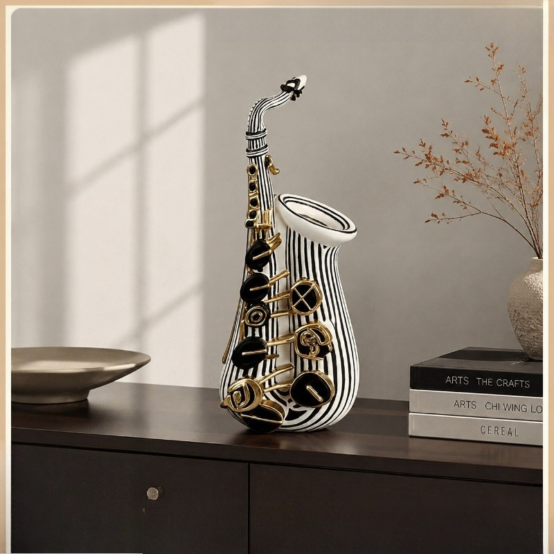 Estátua de saxofone em estilo  - Musical Instrument Old avaliação e preço