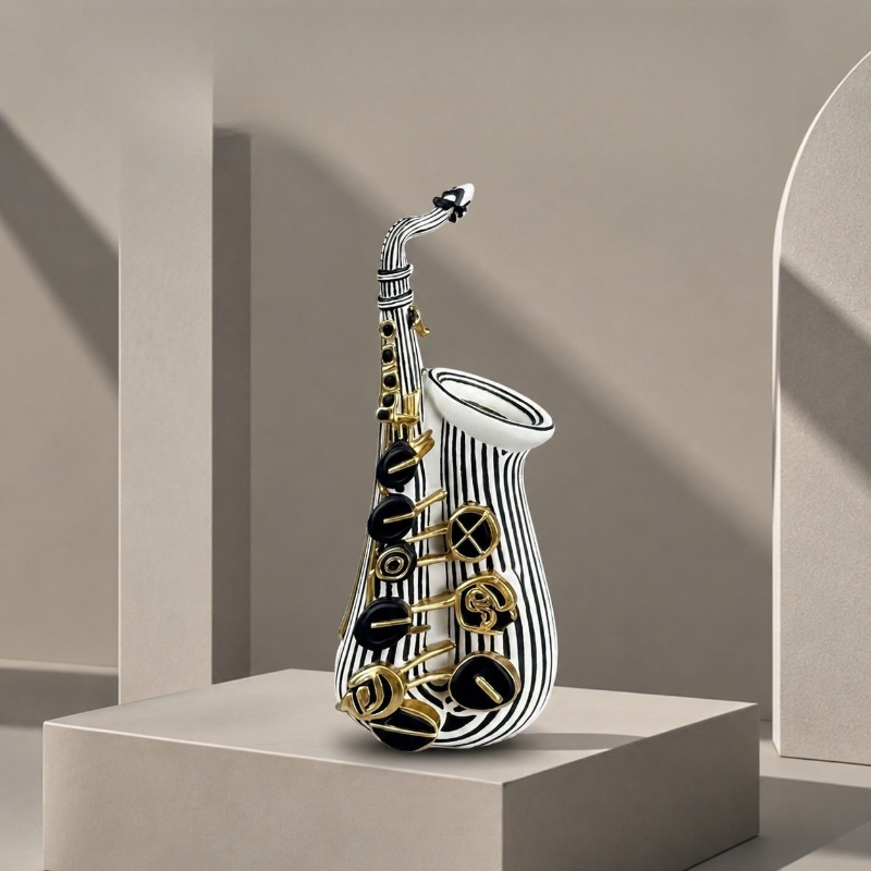 Estátua de saxofone em estilo  - Musical Instrument Old avaliação e preço