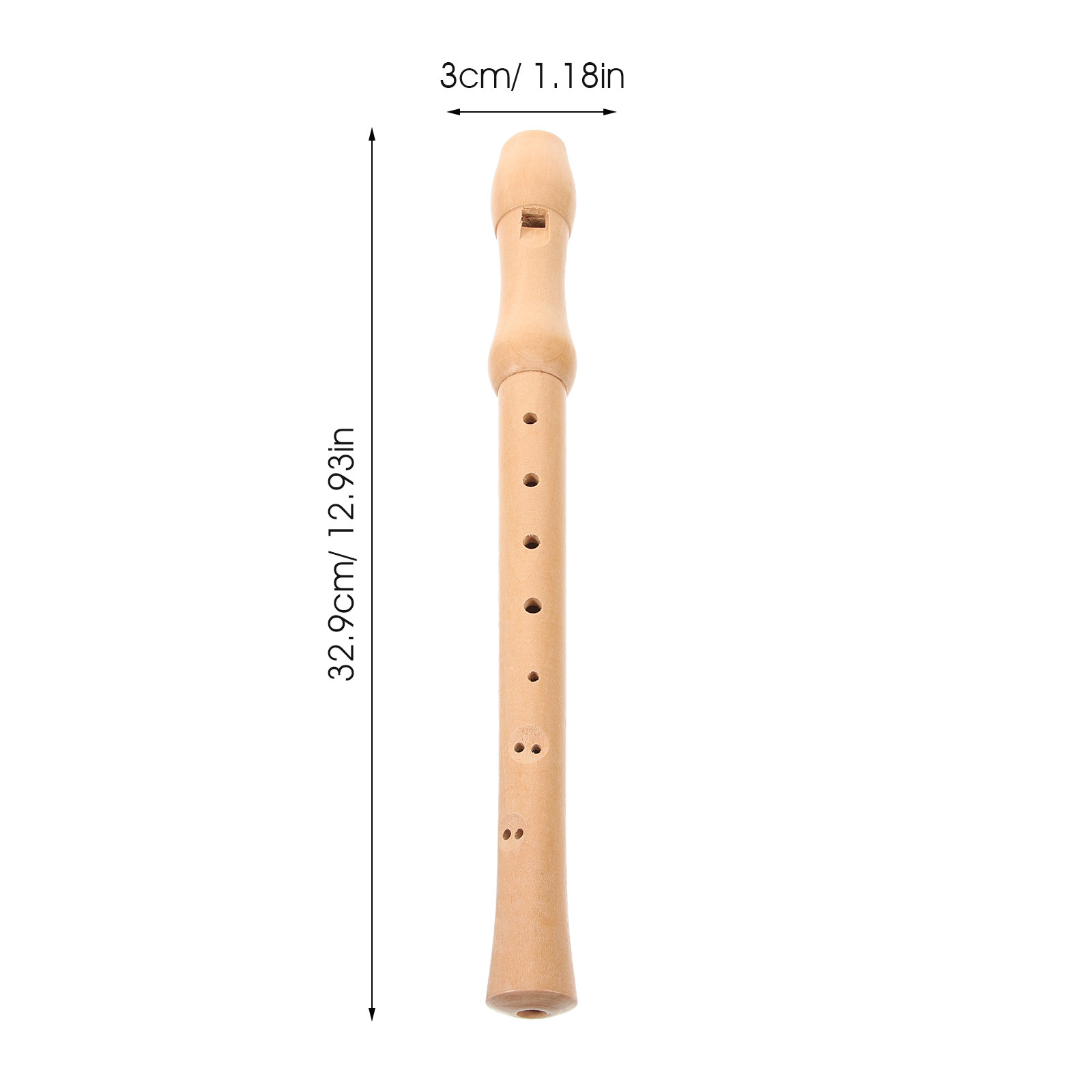 Flauta de madeira soprano com  - Musical Instrument A Recorder avaliação e preço
