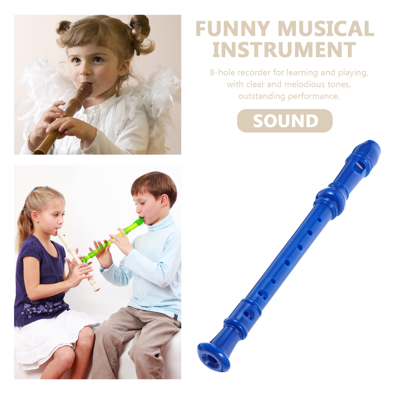 Flauta de registro soprano inf - Musical Instrument A Recorder avaliação e preço