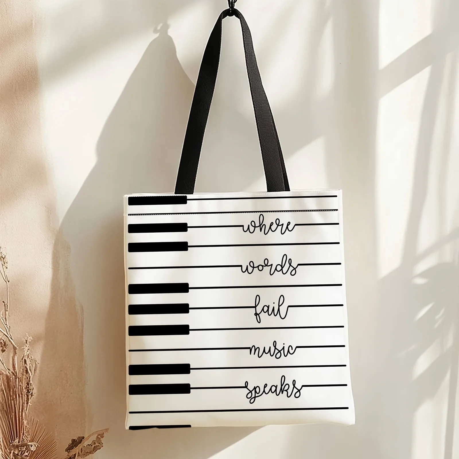 Sacolas de compras em lona com - Musical Instrument Shop avaliação e preço