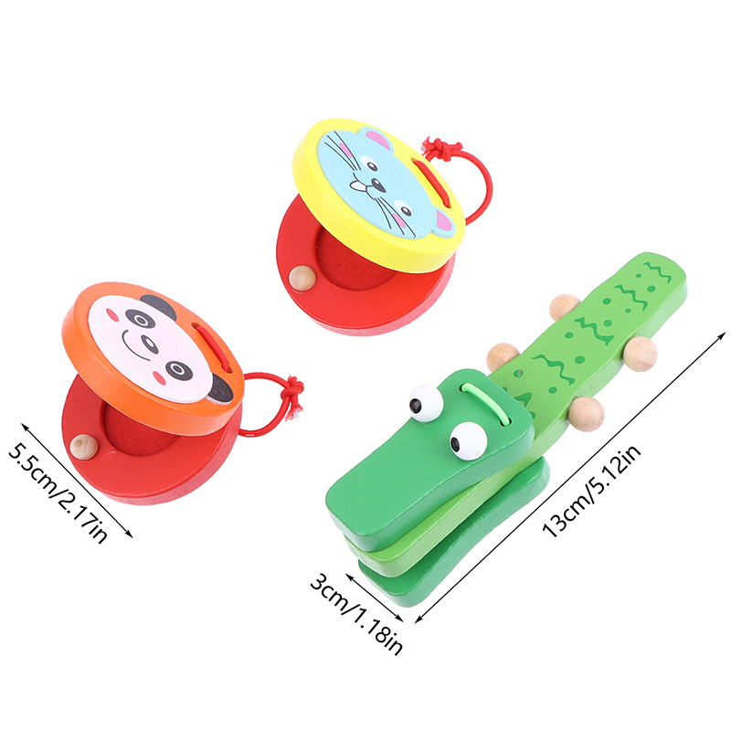 1pc crianças dos desenhos anim - Musical Instrument Clapper avaliação e preço