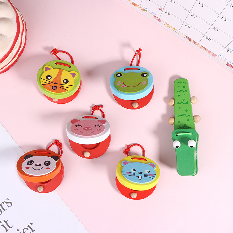 1pc crianças dos desenhos anim - Musical Instrument Clapper avaliação e preço