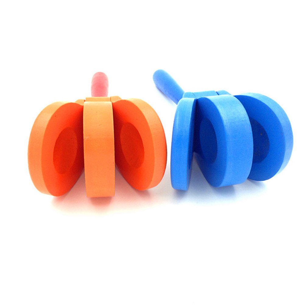 Castanholas de madeira, 3 peça - Musical Instrument Clapper avaliação e preço