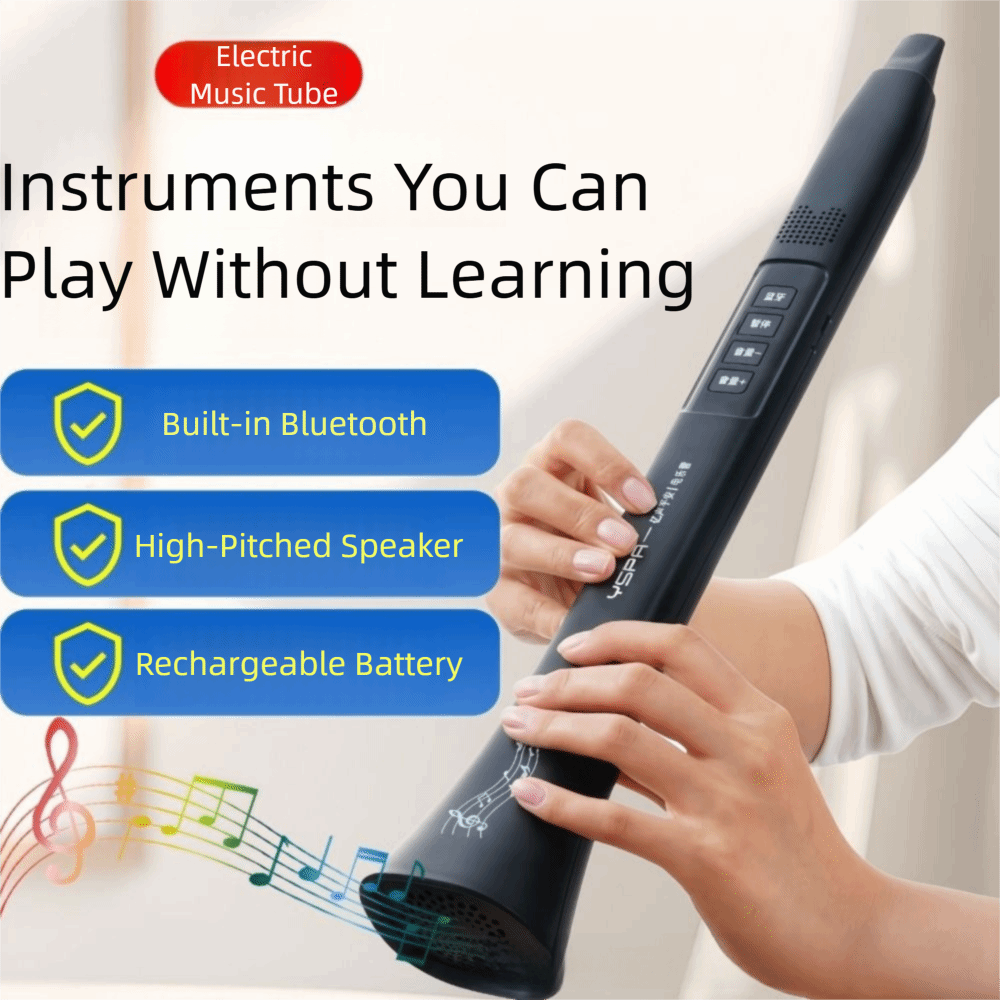 Tubo Musical Elétrico Portátil - Musical Instrument Youtube avaliação e preço