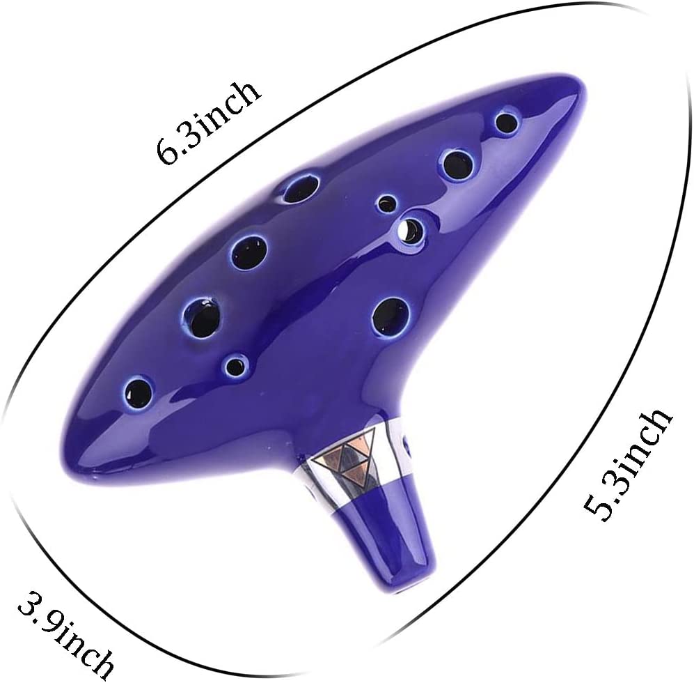 Ocarina de Cerâmica 12 Tons Al - Song With Musical Instrument avaliação e preço