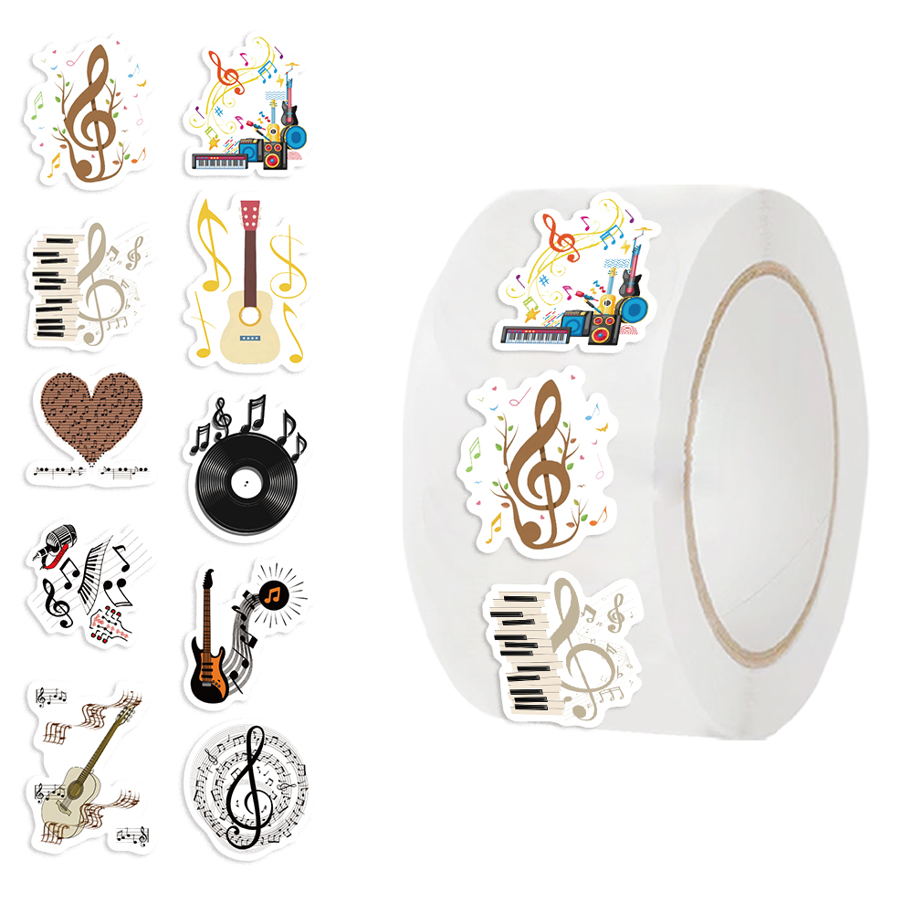 Rolo de Adesivos Temáticos de  - Musical Instrument Old avaliação e preço