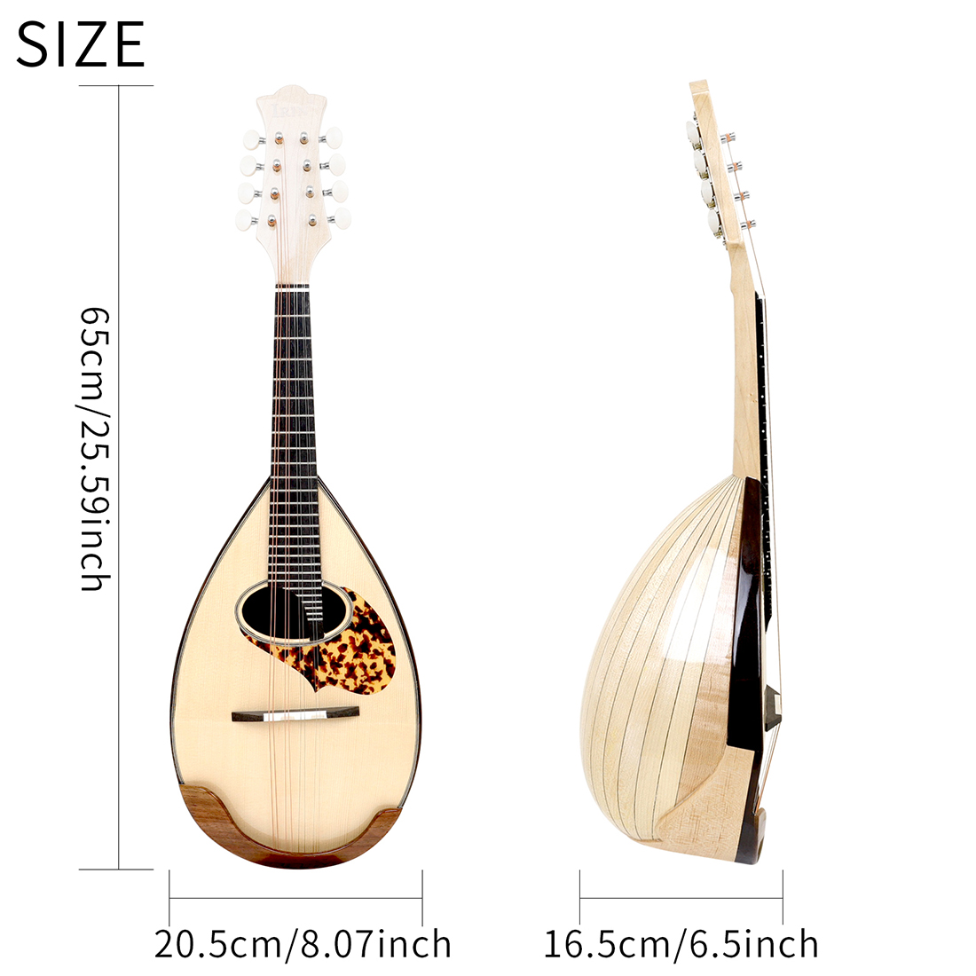 Mandolim IRIN MD-60 de Madeira - Musical Instrument Mandolin avaliação e preço