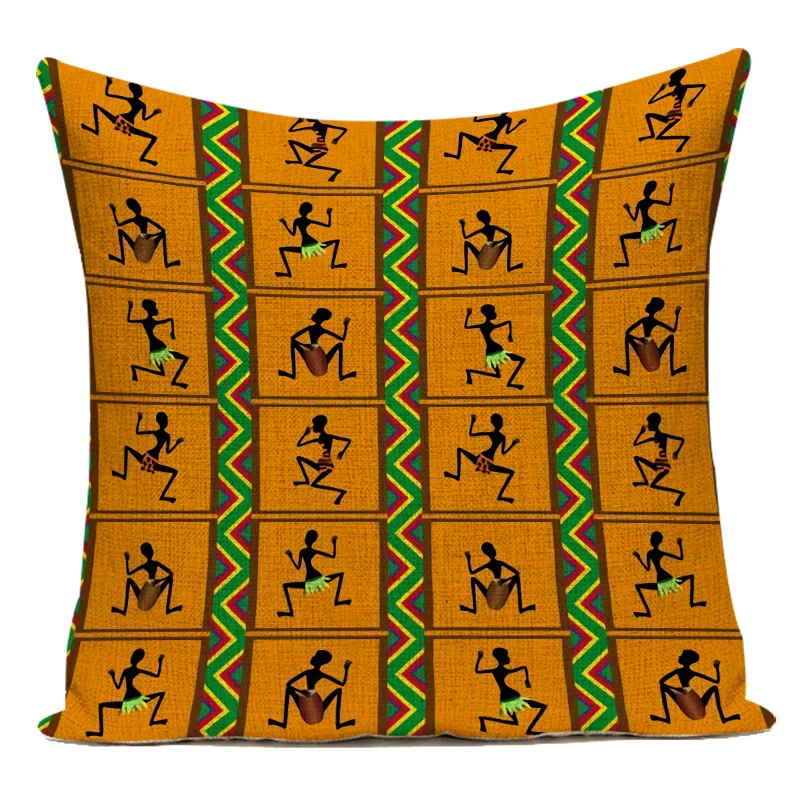 Capa de almofada retrô feminin - Musical Instrument In Africa avaliação e preço