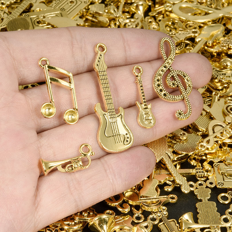10/20/30 pçs retro cor de ouro - Musical Instrument Old avaliação e preço
