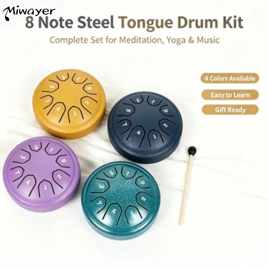 Miwayer Tambor de Língua de Aç - Musical Instrument Mallet avaliação e preço