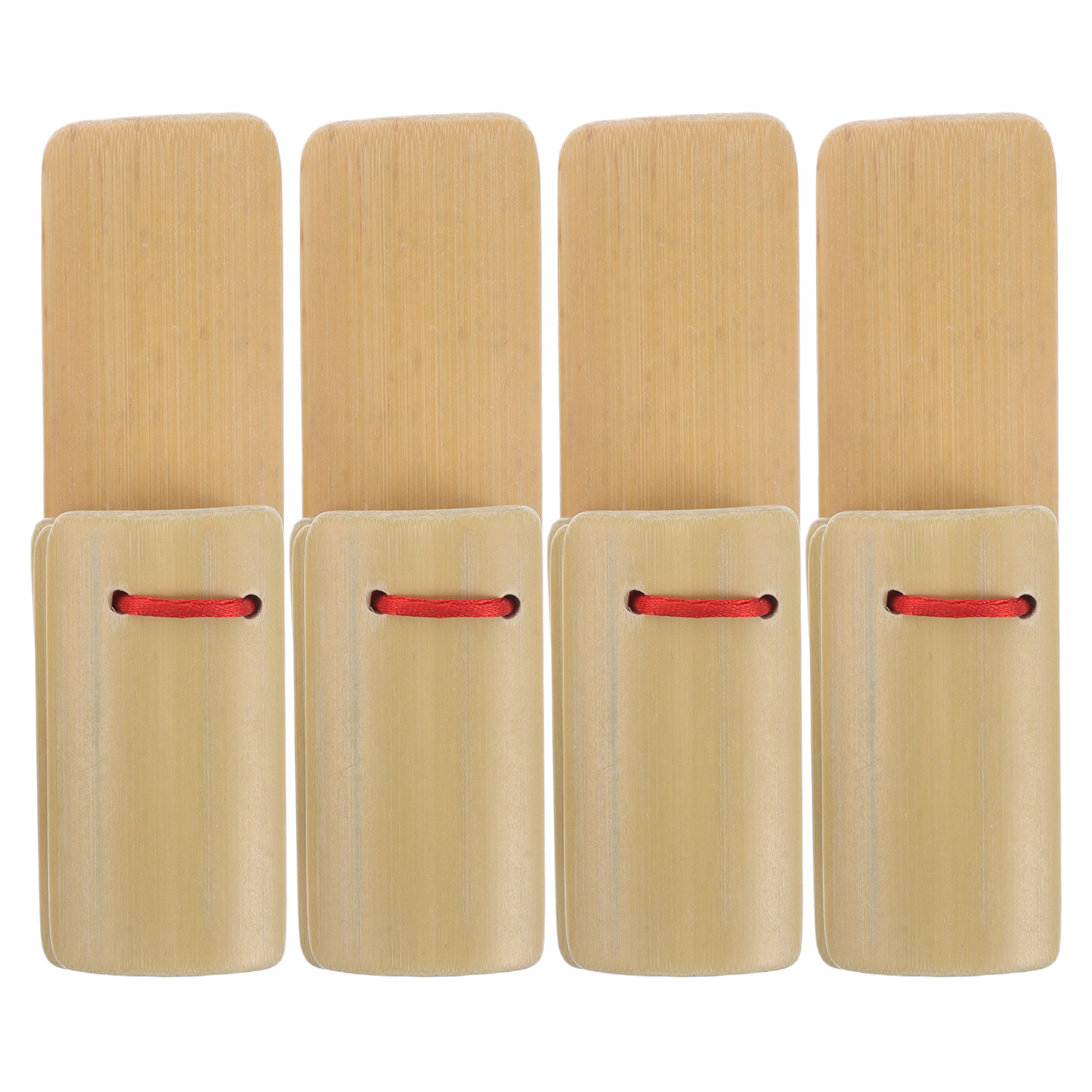 4 Peças de Clappers de Bambu p - Musical Instrument Clapper avaliação e preço