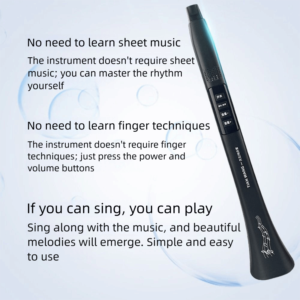 Tubo musical elétrico portátil - Musical Instrument Youtube avaliação e preço