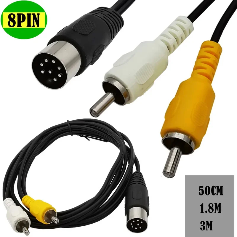Cabo adaptador de áudio de 8 p - Musical Instrument Shop avaliação e preço