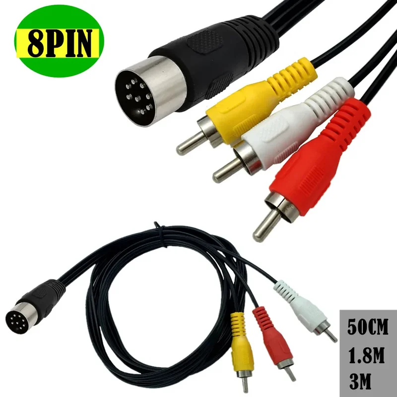 Cabo adaptador de áudio de 8 p - Musical Instrument Shop avaliação e preço