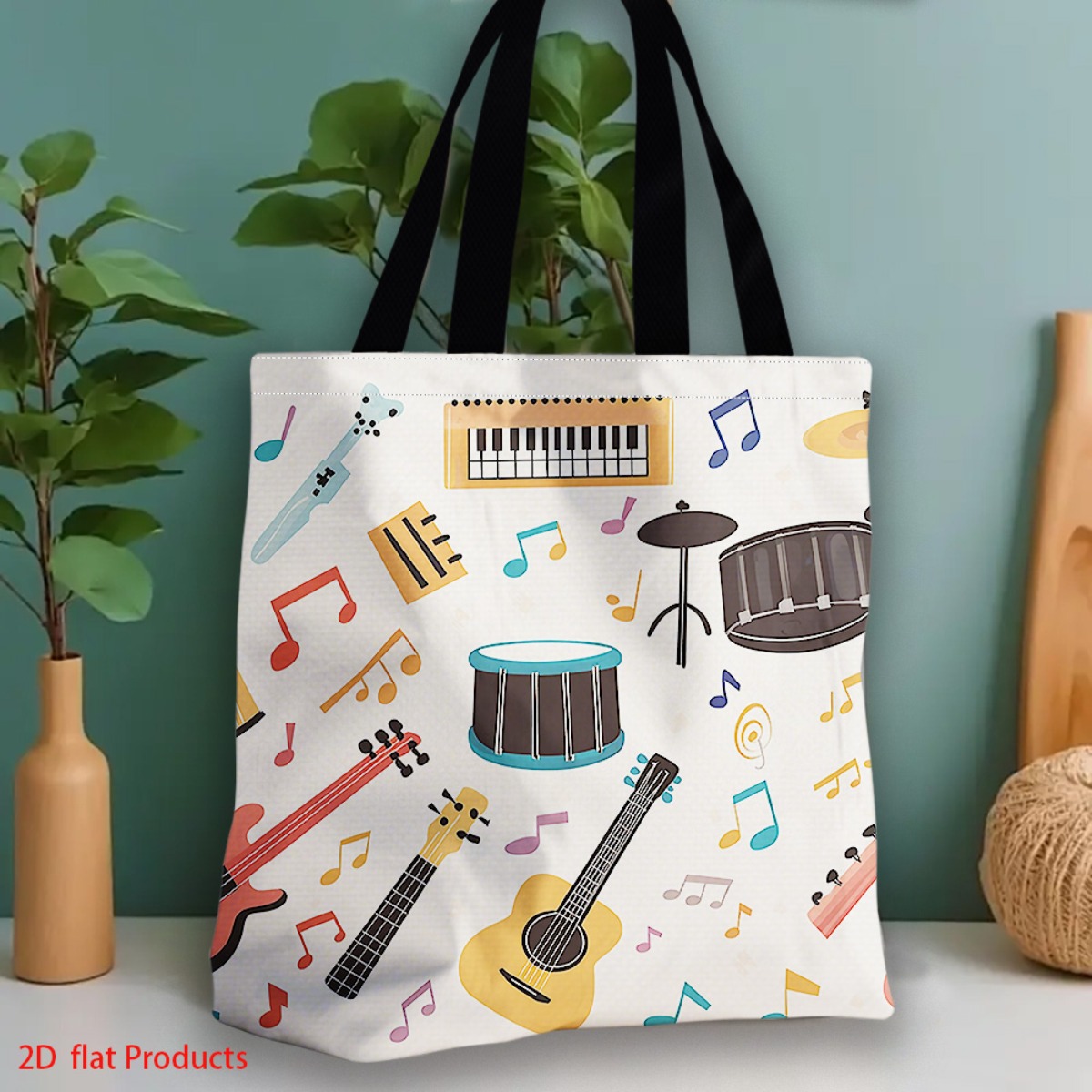 Sacola de compras com um desig - Musical Instrument Shop avaliação e preço
