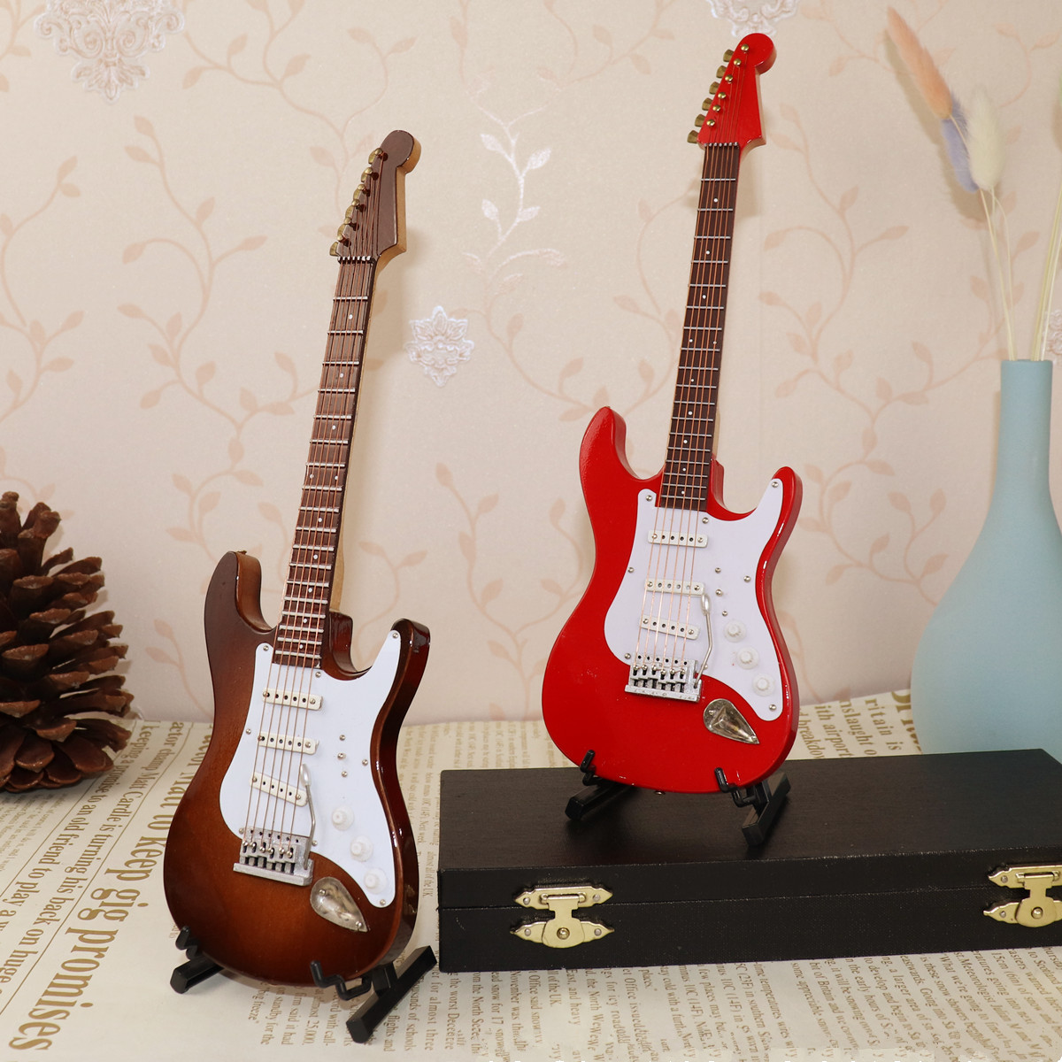 Mini guitarra elétrica de made - Musical Instrument Old avaliação e preço