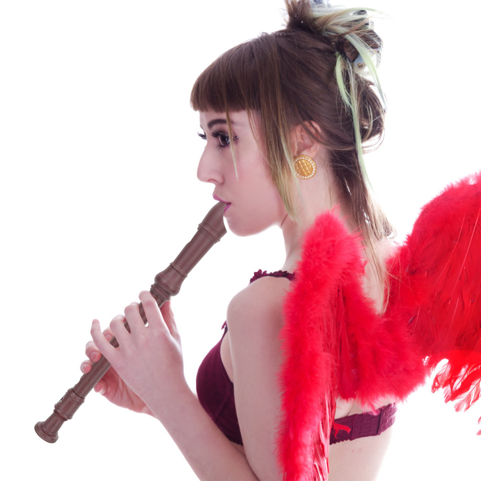 Flauta Doce Soprano de 8 Furos - Musical Instrument A Recorder avaliação e preço