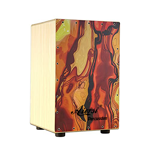 Cajon de Madeira Colorido, Ins - Cajon Box Drum avaliação e preço