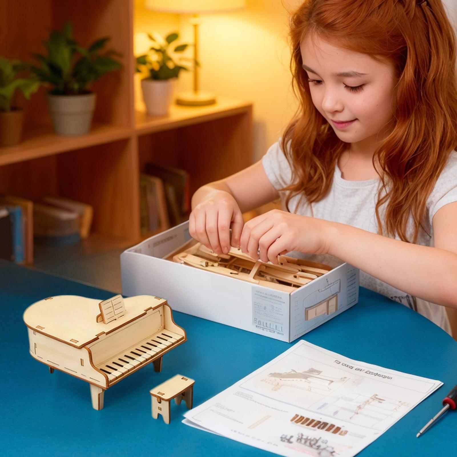 Diy caixa de música kit instru - Musical Instrument Old avaliação e preço
